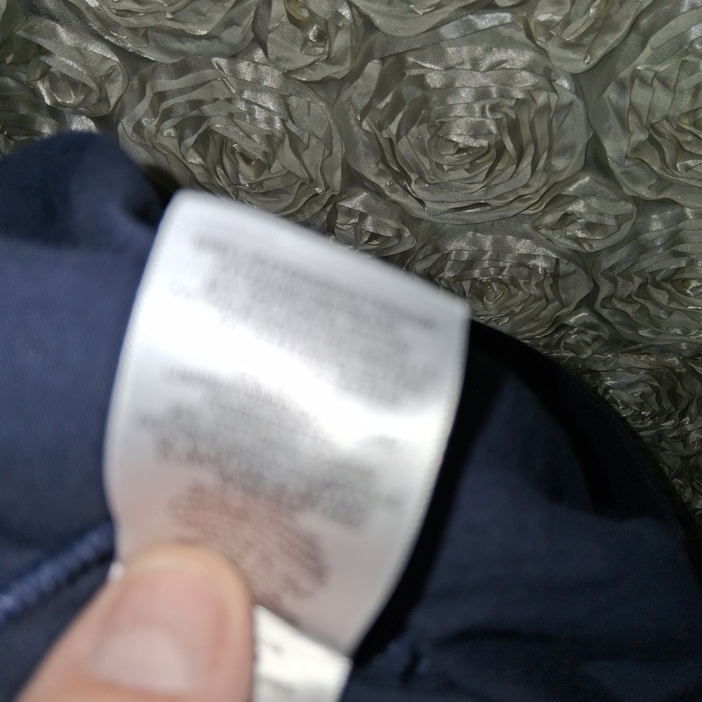 Jones New York Navy and White Striped Midi Skirt - Picture 7 of 8